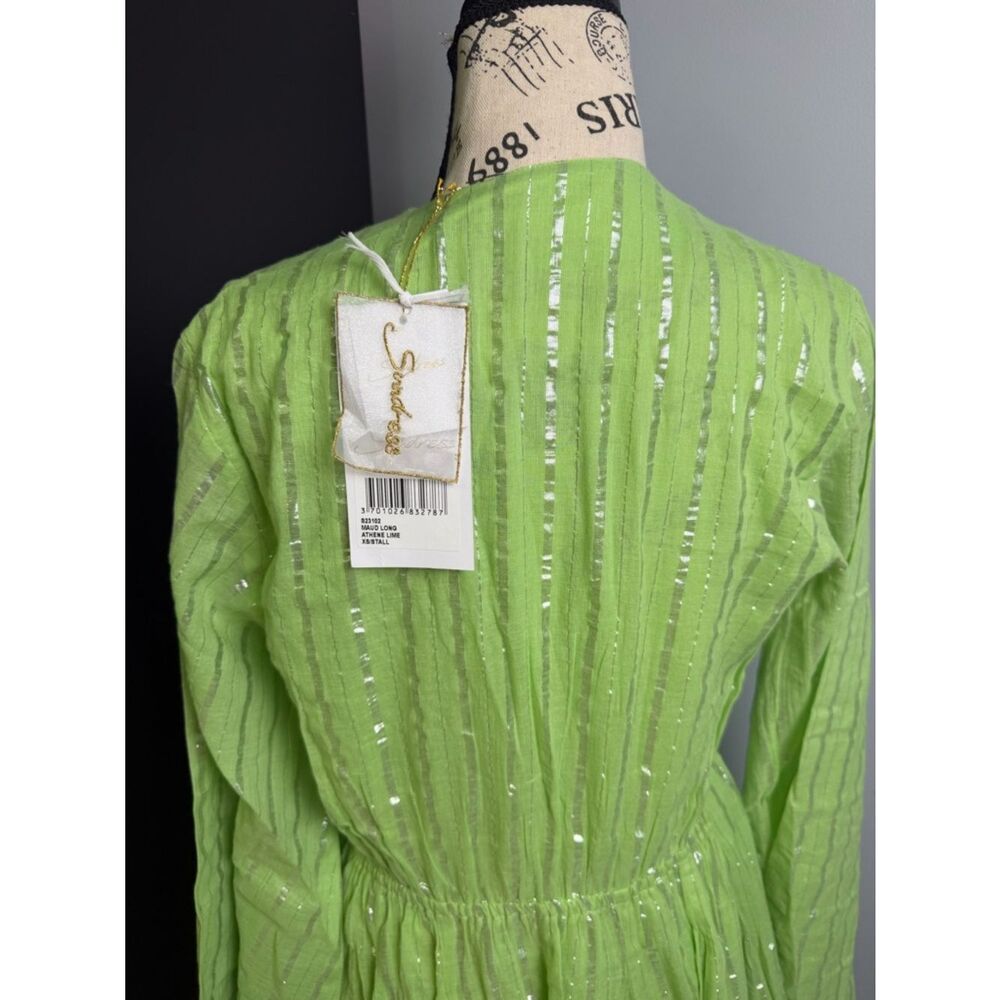 Sundress MAUD LONG DRESS ATHENE LIME NWT Size XS/S Tall - Picture 16 of 16